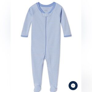 LAKE Blue and white striped pajamas